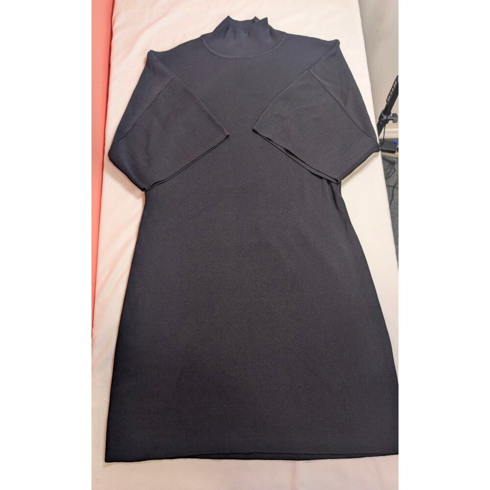 Women's KBB by Kahlana Short Sleeve The Laceback Mini Dress Black Large - Picture 3 of 8